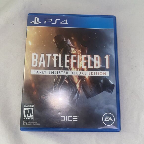 Battlefield 1: Early Enlister Deluxe Edition (SONY PlayStation 4, 2016) Game - Picture 1 of 3